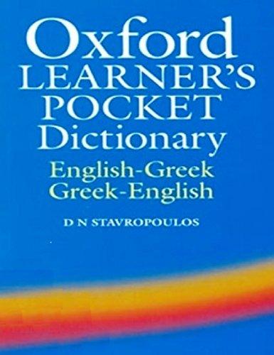 Oxford Learner's Pocket Dictionary English-Greek: English-Greek/Greek-English