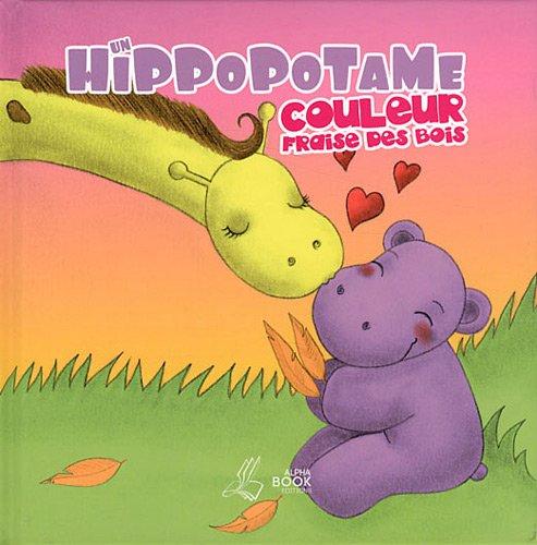 Un hippopotame couleur fraise des bois