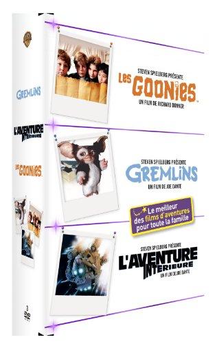 Coffret films des annees 80 : les goonies ; gremlins ; l'aventure intérieure [FR Import]