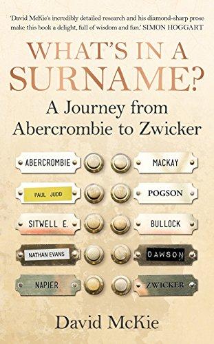 What's in a Surname?: A Journey from Abercrombie to Zwicker