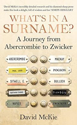 What's in a Surname?: A Journey from Abercrombie to Zwicker