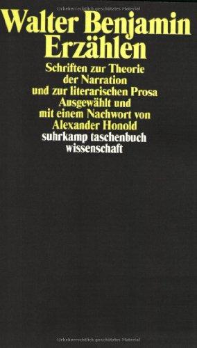 Erzählen: Schriften zur Theorie der Narration und zur literarischen Prosa (suhrkamp taschenbuch wissenschaft)