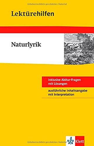 Klett Lektürehilfen Naturlyrik: für Oberstufe und Abitur