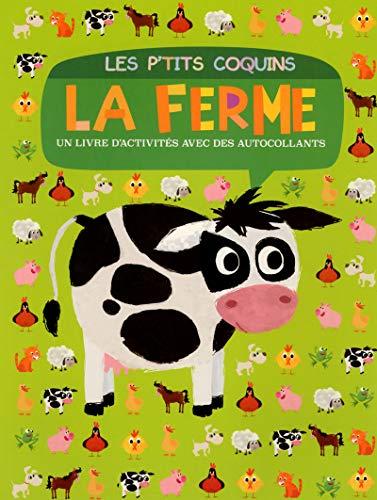 La ferme : un livre d'activités avec des autocollants