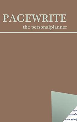 PAGEWRITE: the personalplanner