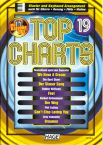 Top Charts 19. Songbook mit professioneller Playback-CD