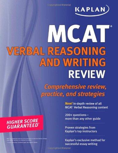 Kaplan MCAT Verbal Reasoning and Writing Review