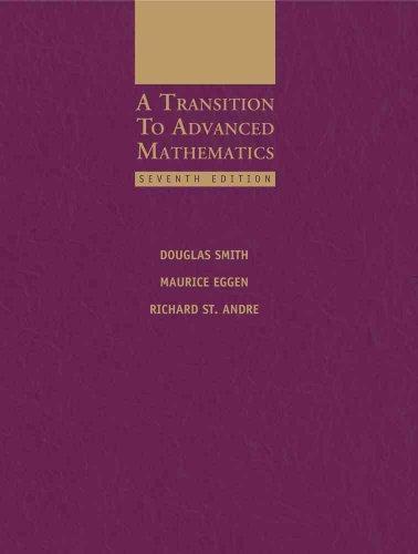 A Transition to Advanced Mathematics