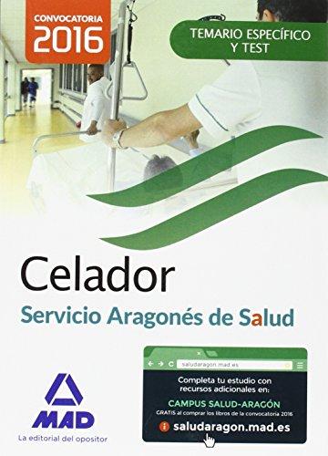 Celadores, Servicio Aragonés de Salud. Temario materia específica y test