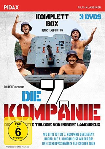 Die 7. Kompanie-Komplettbox / Die komplette 3-teilige Kult-Spielfilmreihe (Pidax Film-Klassiker)