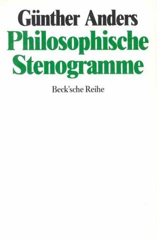 Beck'sche Reihe, Bd.36, Philosophische Stenogramme