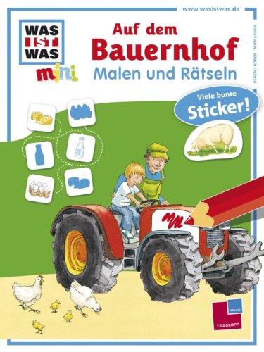 Malen und Rätseln: Auf dem Bauernhof