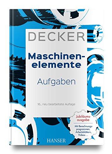 Decker Maschinenelemente - Aufgaben