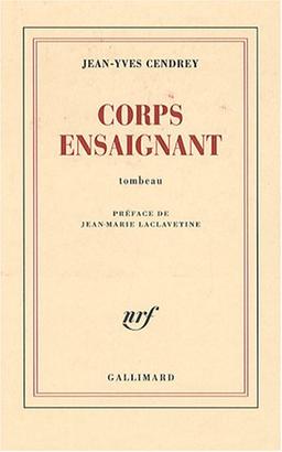 Corps ensaignant : tombeau