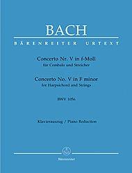 Konzert 5 F-Moll Bwv 1056 - Cemb Str. Cembalo, Klavier zu 4 Händen, Klavier