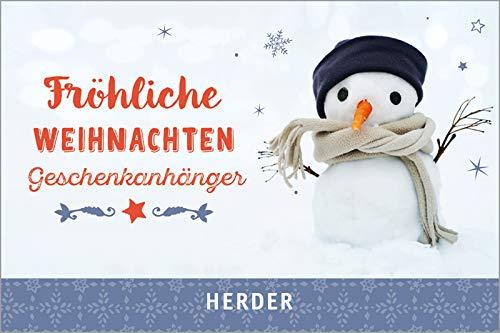 Fröhliche Weihnachten (Geschenkanhänger)