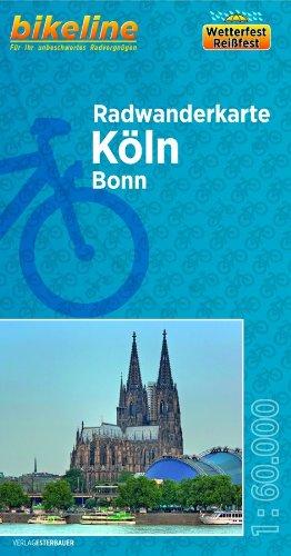 Radwanderkarte Köln RW-K1: Bonn wasserfest/reißfest