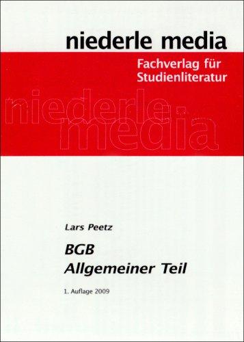 Karteikarten BGB Allgemeiner Teil