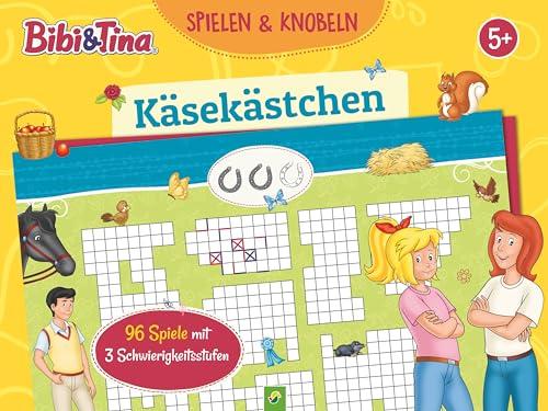 Bibi & Tina Käsekästchen Spieleblock: Perfekt geeignet für zu Hause und unterwegs als Familienspiel oder Geburtstagsgeschenk | für Kinder ab 5 Jahren