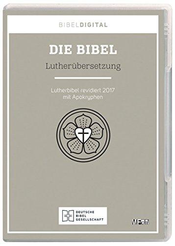 Lutherbibel revidiert 2017 - Reihe "bibel digital": Die Bibel nach Martin Luthers Übersetzung. Mit Apokryphen; CD-ROM in DVD-Box