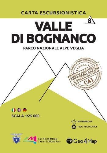 Valle di Bognanco Hiking Map 8: Domodossola e Dintorni