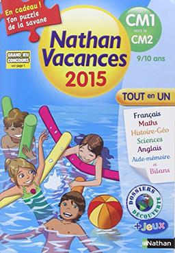 Nathan vacances 2015, du CM1 au CM2, 9-10 ans : tout en un