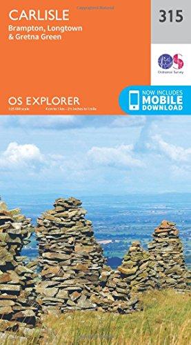 Carlisle, Brampton, Longtown and Gretna Green 1 : 25 000 (OS Explorer Map)