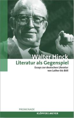 Literatur als Gegenspiel