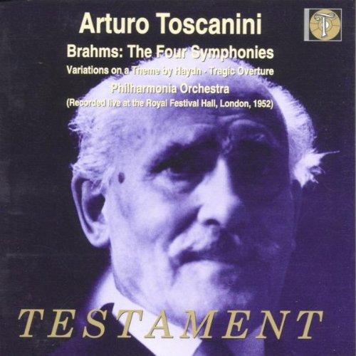 Toscanini dirigiert Brahms (Die vier Sinfonien) (Aufnahme Live London 1952)