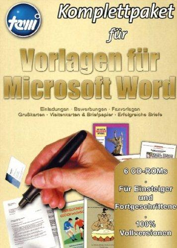 Komplettpaket Vorlagen für Microsoft Word