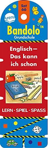 Bandolo Set 66. Englisch – Das kann ich schon: Lernspiel mit Lösungskontrolle für Vorschule und Grundschule