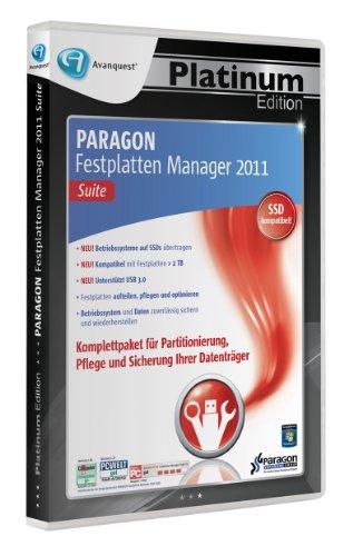 Paragon Festplatten Manager 2011 Suite - Avanquest Platinum Edition