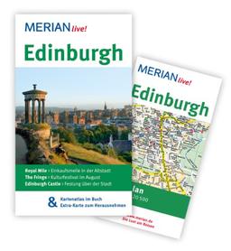 Edinburgh: MERIAN live! - Mit Kartenatlas im Buch und Extra-Karte zum Herausnehmen