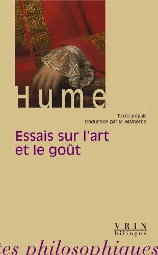 Essais sur l'art et le goût