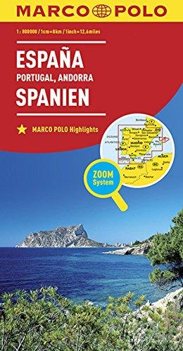 MARCO POLO Länderkarte Spanien, Portugal 1:800 000 (MARCO POLO Länderkarten)