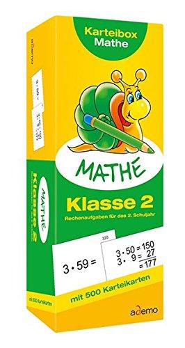 Karteibox Mathe, Klasse 2: Rechenaufgaben für das 2. Schuljahr