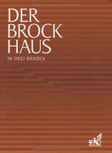 Der Brockhaus in drei Bänden: Mit 80.000 Stichwörtern: 3 Bände