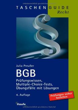 BGB: Prüfungswissen, Multiple-Choice-Tests, Gesetze, Urteile