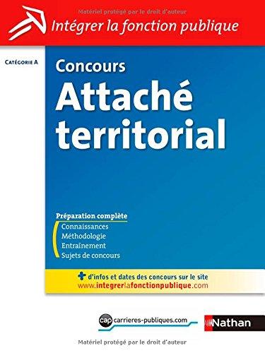 Concours attaché territorial : catégorie A