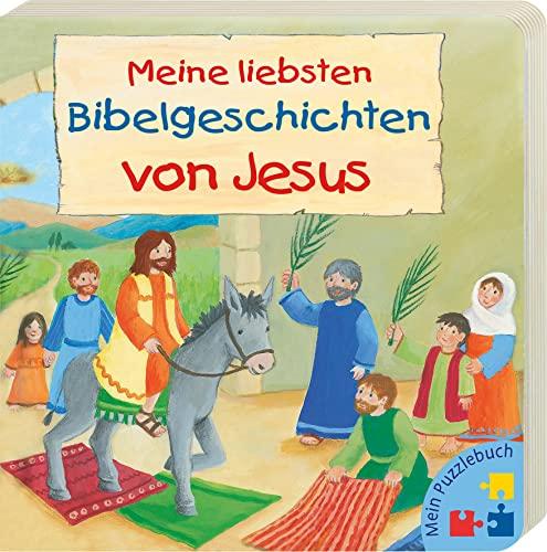 Mein Puzzlebuch: Meine liebsten Bibelgeschichten von Jesus: Pappbilderbuch mit 6 Puzzles mit je 6 Teilen