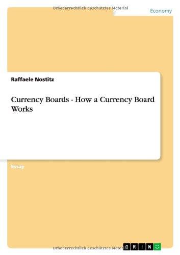 Currency Boards - How a Currency Board Works