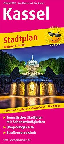 Kassel: Touristischer Stadtplan mit Sehenswürdigkeiten und Straßenverzeichnis. 1:14000 (Stadtplan / SP)