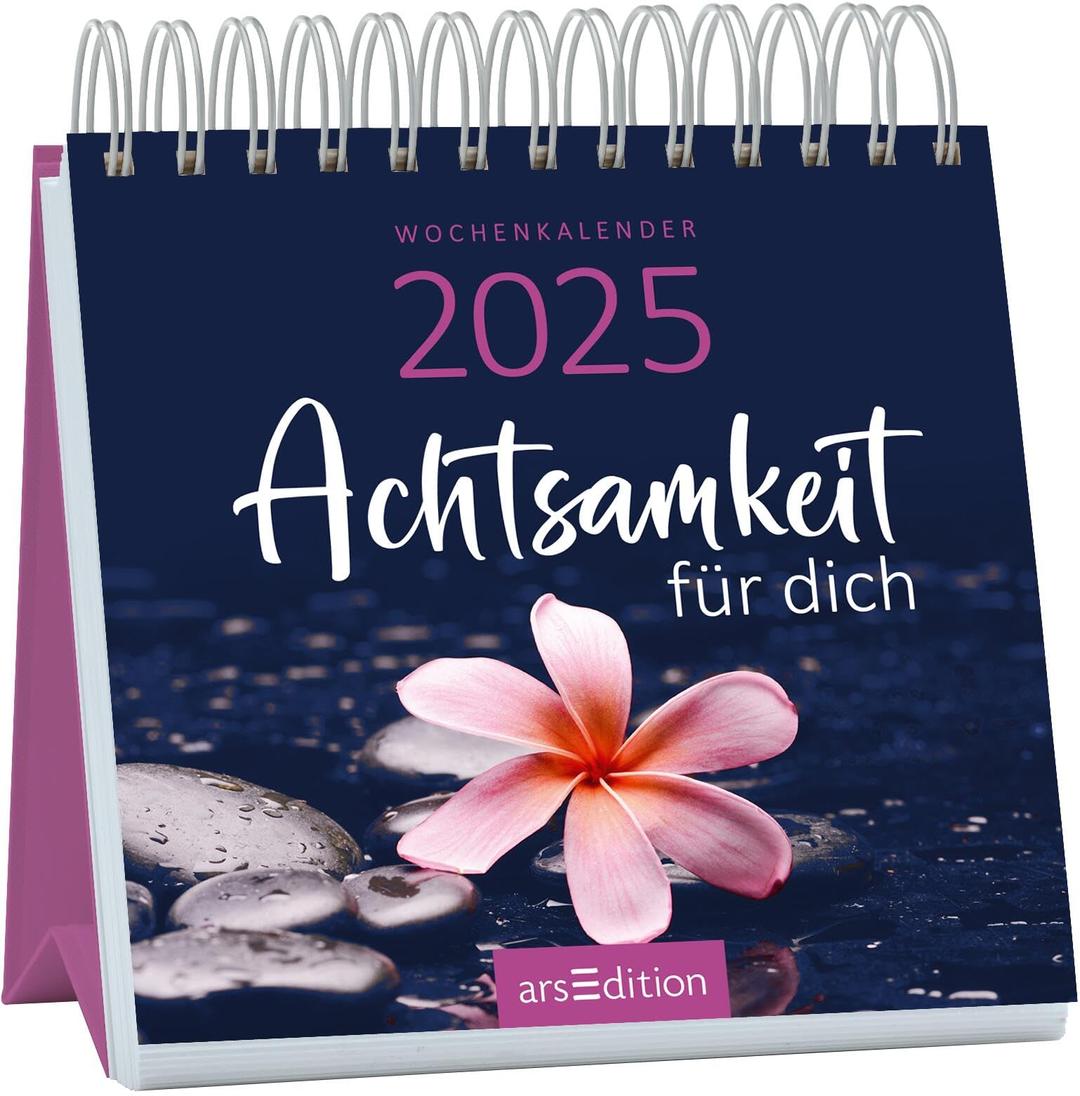 Mini-Wochenkalender Achtsamkeit für dich 2025: Kleiner Tischkalender voller Inspirationen für mehr Dankbarkeit