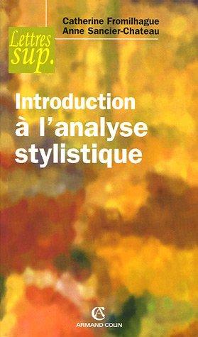 Introduction à l'analyse stylistique