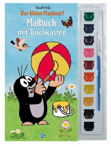 Malbuch mit Tuschkasten Der kleine Maulwurf