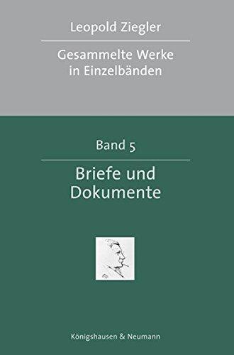 Gesammelte Werke in Einzelbänden / Briefe und Dokumente