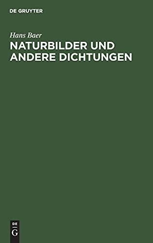 Naturbilder und andere Dichtungen