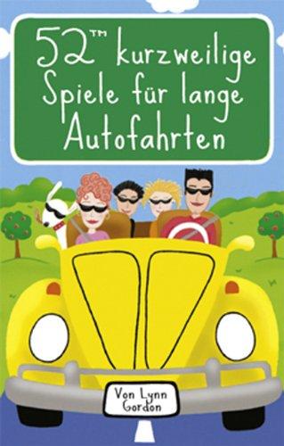 52 kurzweilige Spiele für lange Autofahrten. Packung mit 52 Karten