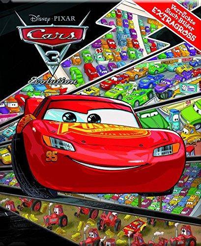 Cars 3 - Disney·Pixar - Verrückte Such-Bilder extragroß - Hardcover-Wimmelbuch für Kinder ab 3 Jahren im XXL Format