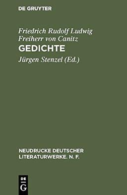 Gedichte (Neudrucke deutscher Literaturwerke. N. F., 30, Band 30)